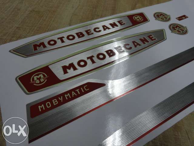Autocolantes motobecane cady motoconfort mobylette solex