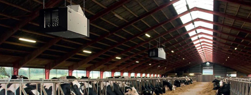Nagrzewnica gazowa 70 kW ogrzewanie kurników, ferm, tuneli foliowych