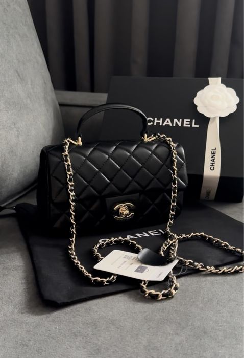 Сумка шкіряна chanel , шанель