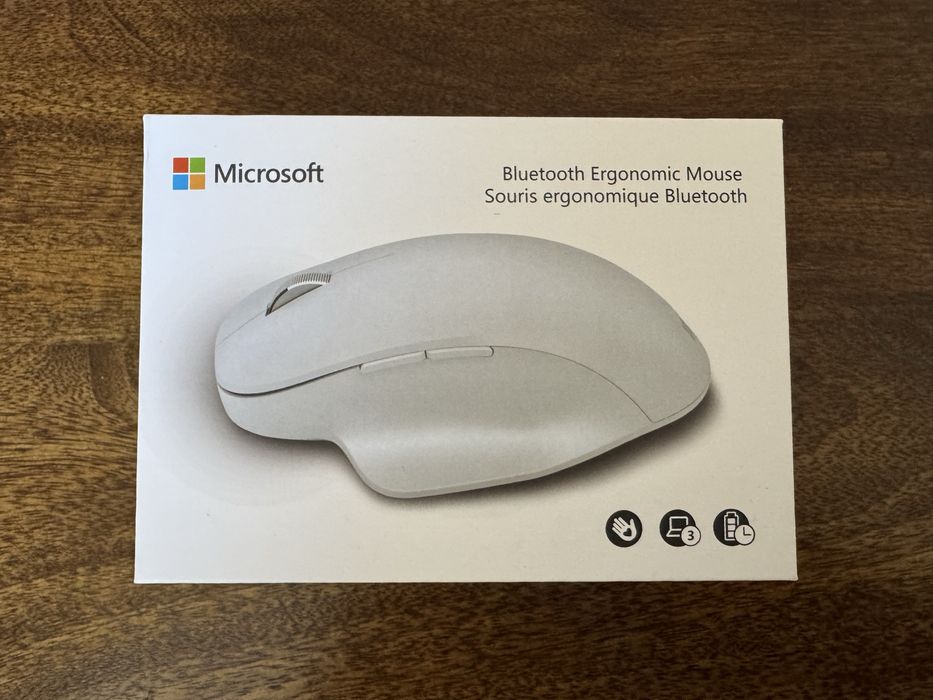 Rato Microsoft Ergonomic Bluetooth – Branco – Como Novo