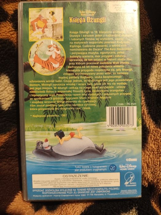 Księga dżungli VHS
