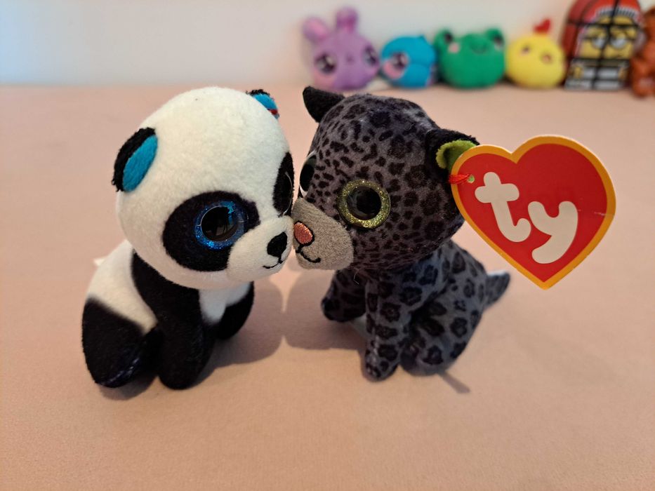 Peluche Ty Panda e Leopardo