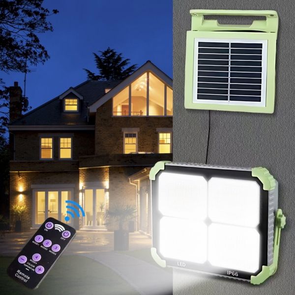 Projetor Solar LED 23cm c/ Tripé