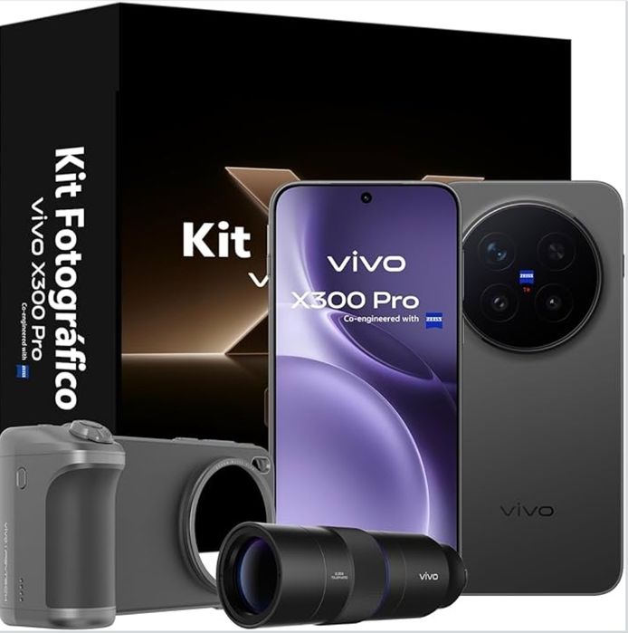 vivo X300 Pro Móvel 5G, 16 GB + 512 GB com kit fotográfico