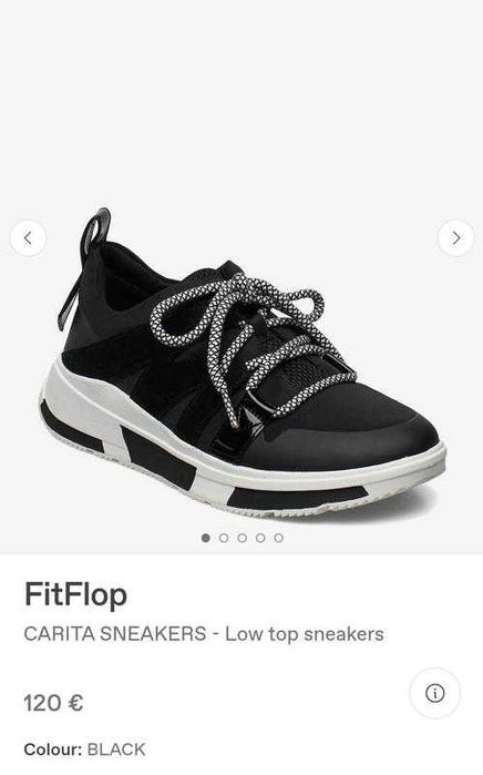 Жіночі кросівки кеди fitflop carita trainers