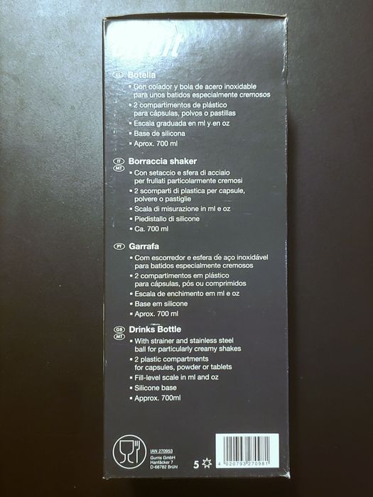 Copo misturador para bebidas