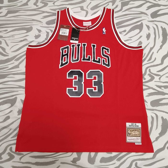 Koszulka NBA Mitchell & Ness Scottie Pippen #33 Chicago Bulls 97 r.2XL