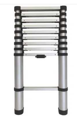 Escada telescópica em alumínio 8+1 DEGRAUS 2.9M