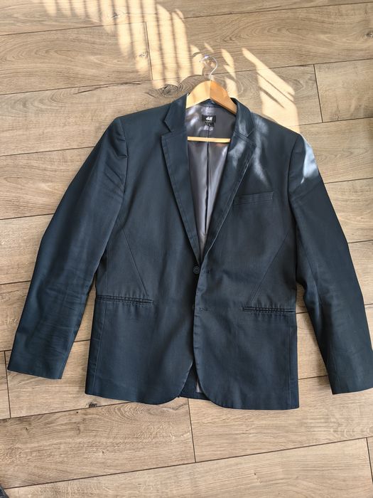Marynarka męska H&M czarna 52 .