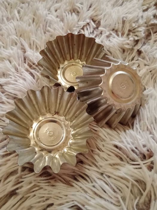 Формы для выпечки кексов советские алюминиевые. Ретро. Винтаж. СССР.