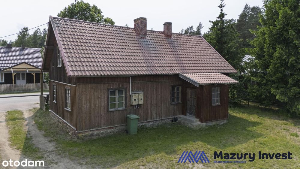 Poniemiecka leśniczówka w Piasutnie - jezioro!