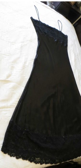 Vestido Cerimónia Maximo Dutti - Tamanho 36 - M , Preto - Novo
