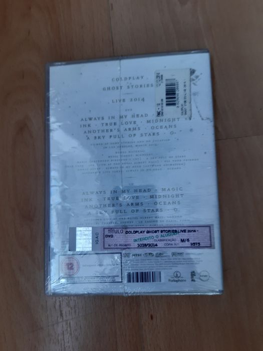DVD Coldplay novo. Selado