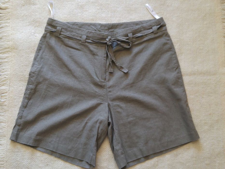 Spodenki lniane damskie