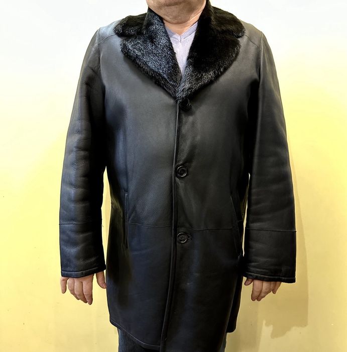 Дубльонка чоловіча шкіра 52