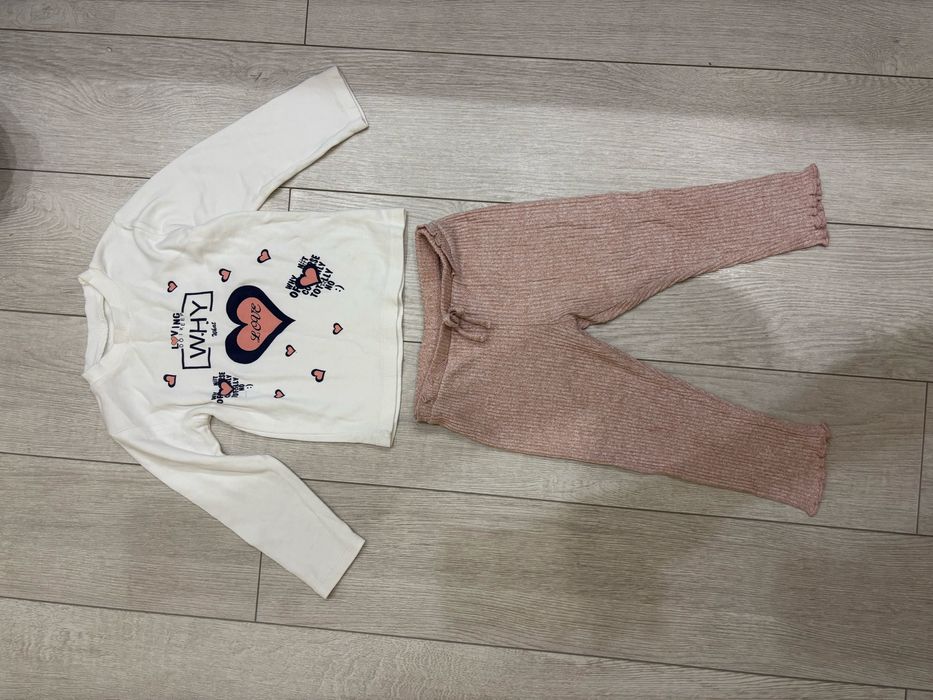 Лосіни zara 2-3 роки і реглан новий