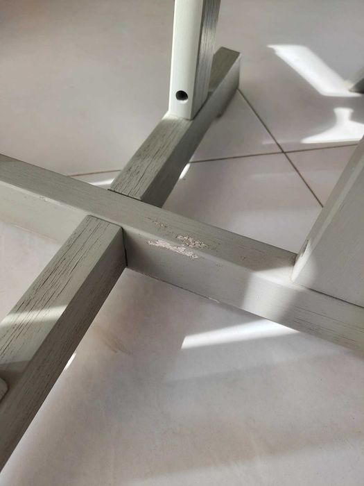 IKEA BONDHOLMEN Mesa + 2 cadeiras + 2 almofadas, exterior/fora/veranda, cinzentos