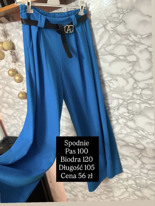 Eleganckie spodnie damskie pas 80/100