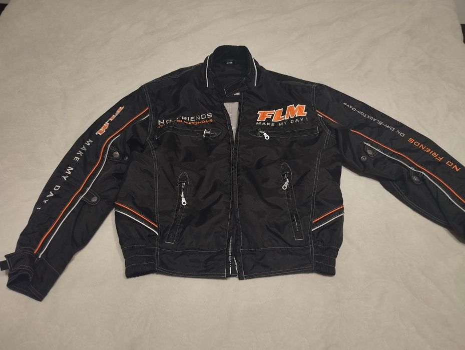 Мото-куртка з захистом  Бренд - FLM; Розмір - М