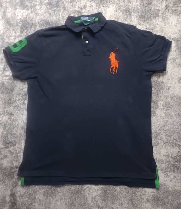 Koszulka polo męska Ralph Lauren Big Horse Chief Keef swag y2k roz L