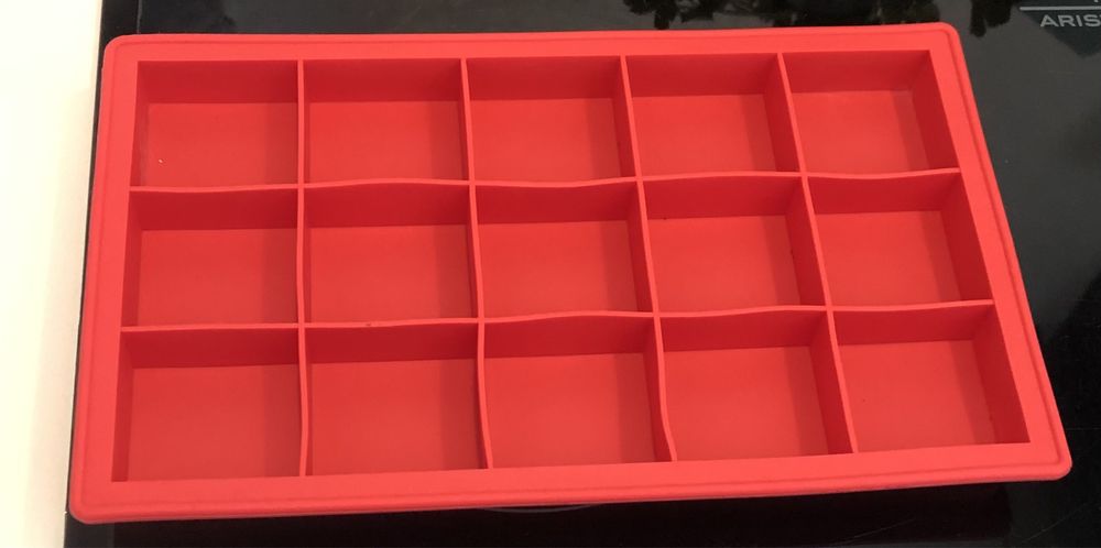 Forma retangular em silicone