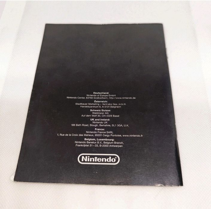 Manual da Consola Nintendo Game Boy Advance (GBA)