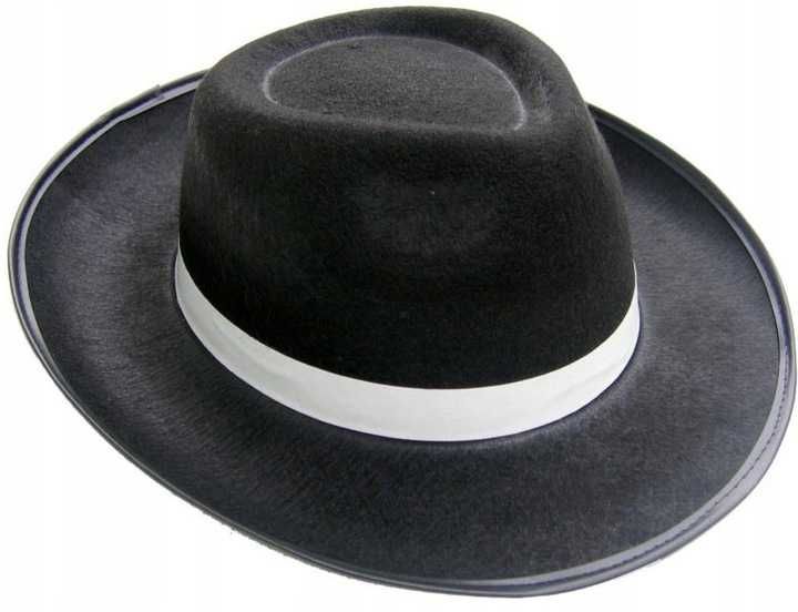 Zestaw Gangstera Lata 20 Kapelusz Szelki Cygaro