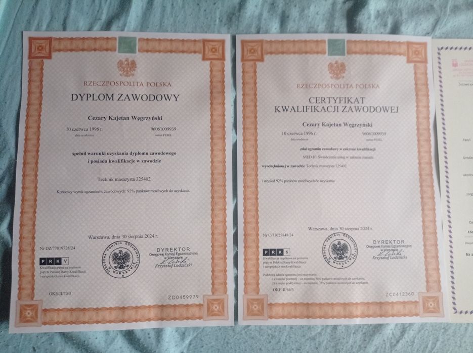 Masaż z dojazdem – Dyplomowany Technik Masażysta (Warszawa i okolice)
Mobile Massage – Certified Massage Therapist   (Warsaw & Surrounding Areas)