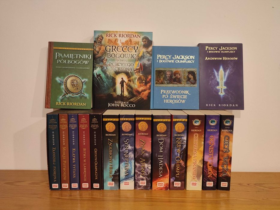 Kolekcja 14 książek z uniwersum Percy Jacksona + trylogia Kroniki Rodu Kane