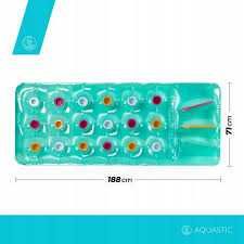 Materac do pływania AQUASTIC ASM-188G zielony - NOWY