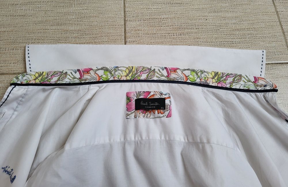 biała koszula z długim rękawem Paul Smith XL/42