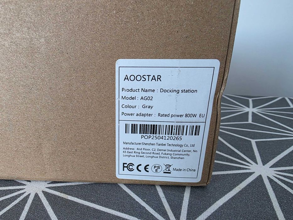 Док-станція зовнішня відеокарта Aoostar AG02 eGPU USB4 OCuLink