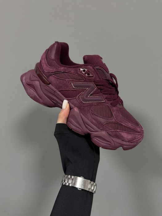 Мужские / женские замшевые кроссовки New Balance 9060 Bugrundy чоловічі / жіночі замшеві кросівки нью беланс 9060 NB нб