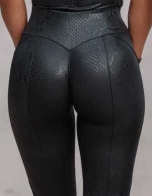 Pairadize – Black Python Pants