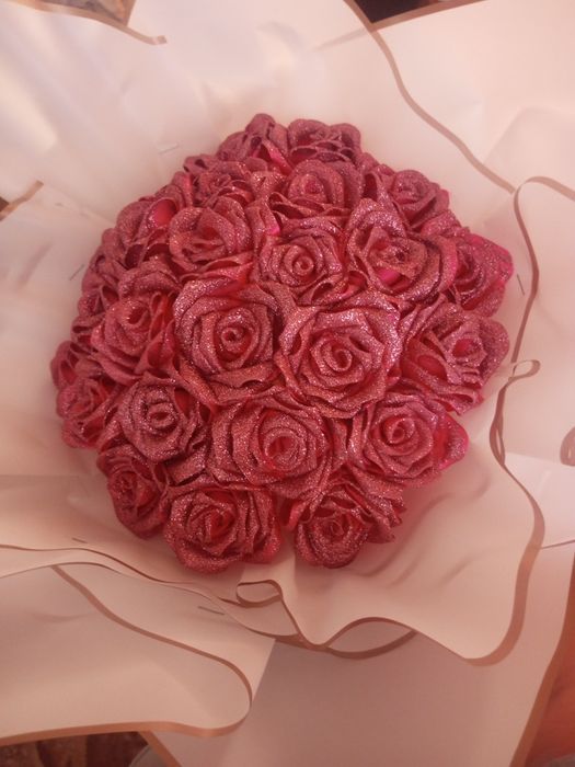 Букети з атласної стрічки на замовлення