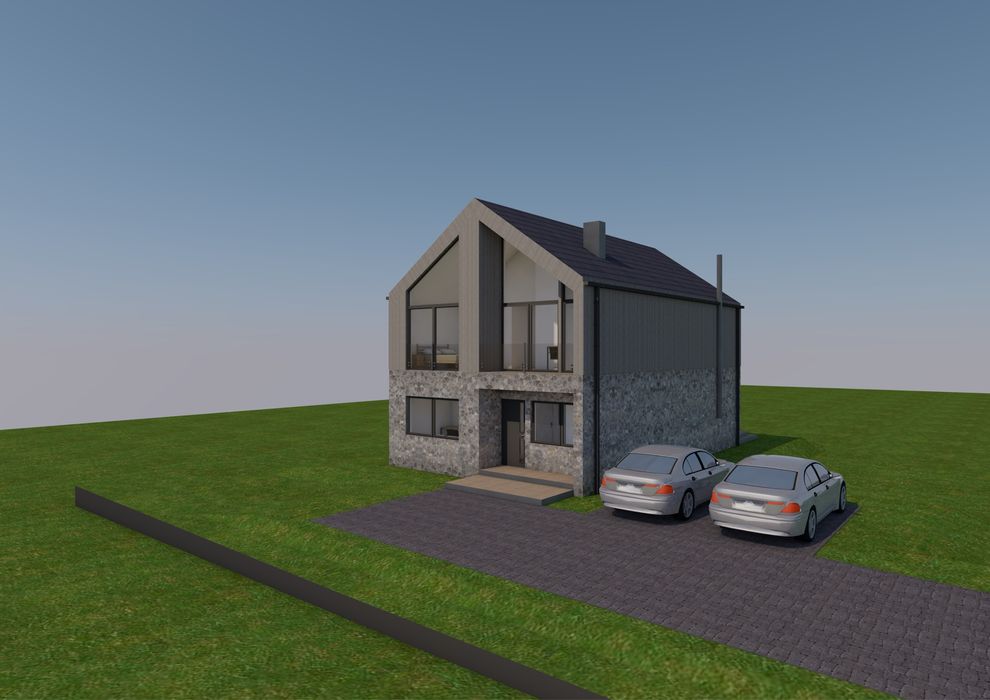 Dom szkieletowy gotowa konstrukcja i projekt 114 m2 !