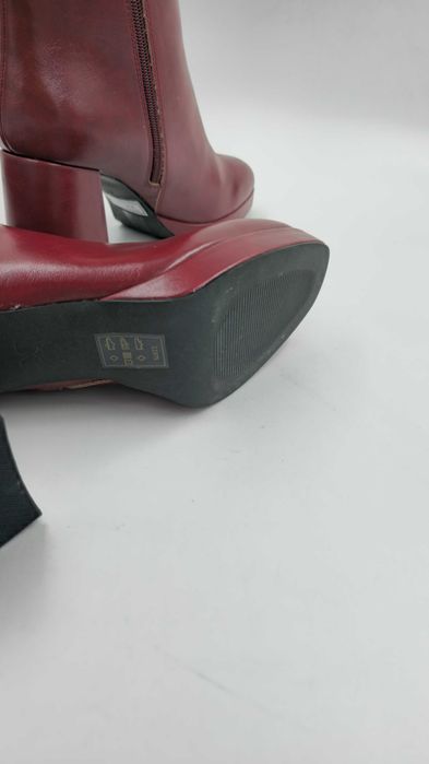 Damskie botki na obcasie  czerwone ANDRE  SONATA  R.41  AN6Y