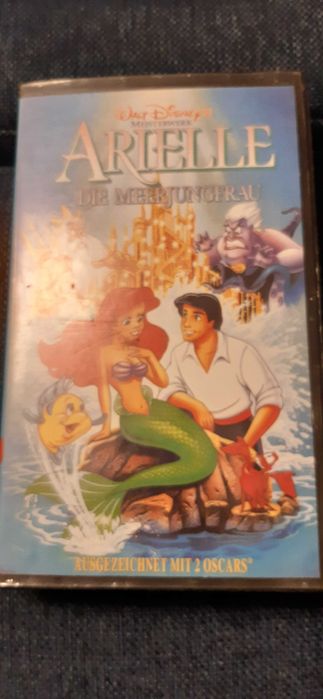 vhs mała syrenka arielle walt disney,