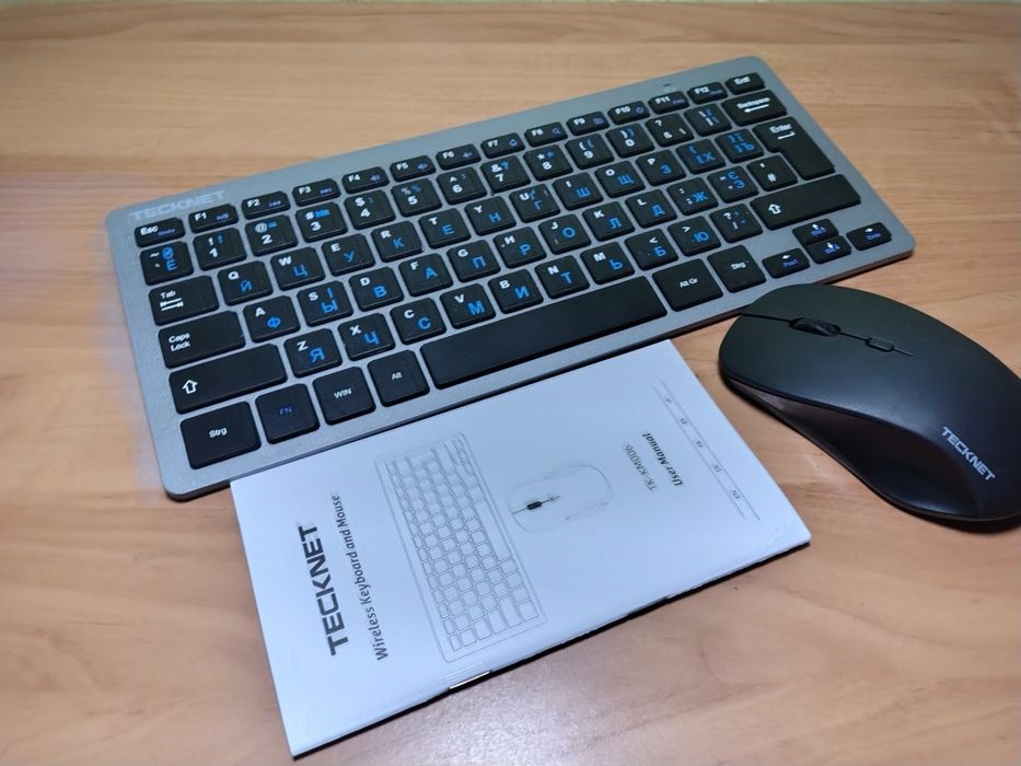 Набір бездротової клавіатури та миші Tecknet, мишка, клавіатура