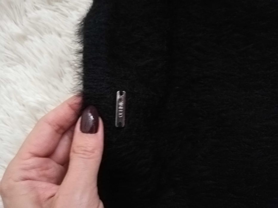 sweter OCHNIK xs s 34 36 czarny sweterek OCHNIK xs