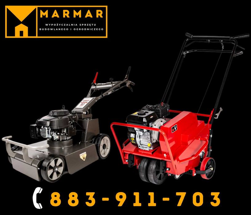 Wertykulator, aerator, glebogryzarka, walec, WYNAJEM, WYPOŻYCZALNIA !