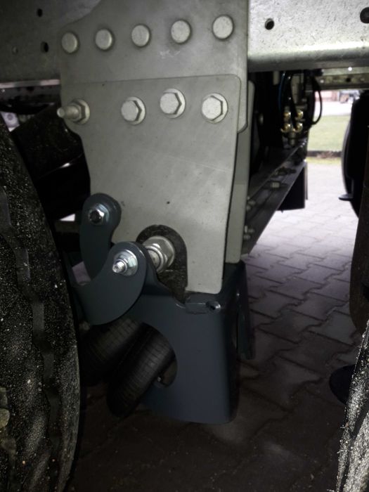 Zestaw podnoszonej osi Mercedes BPW SAF SCHMITZ Krone oś mechanizm