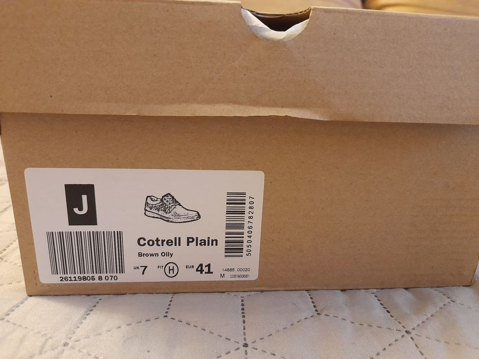 Sapatos homem Clarks pele natural