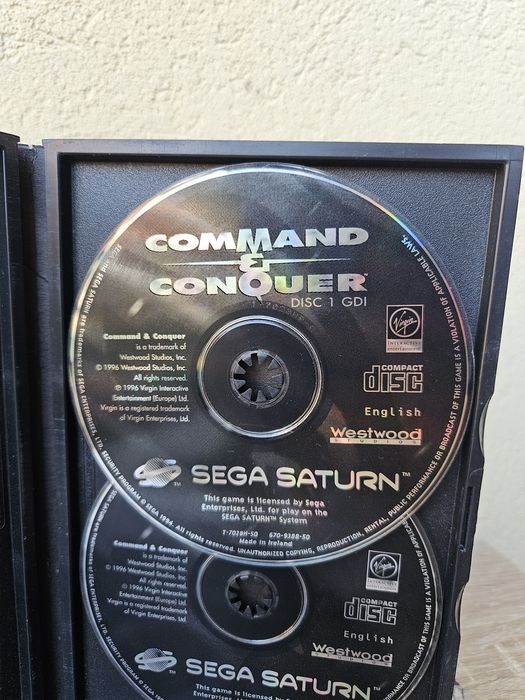 Command & Conquer (Sega Saturn, 2 Discs, No Manual, Untested)