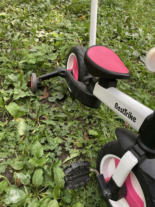Ведосипед велобіг 2 в 1 BestTrike рожевий