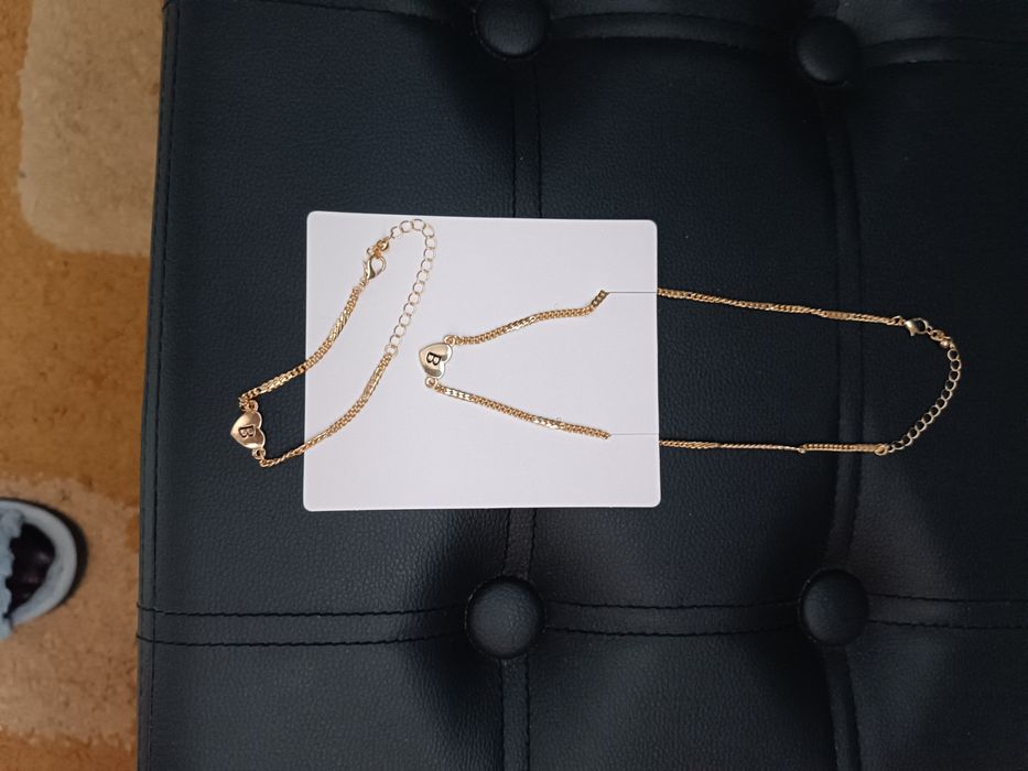 Zestaw biżuterii wisiorek i bransoletka