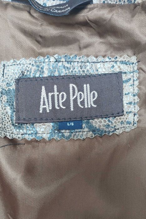 Kurtka 100% naturalna skóra węża pyton ARTE PELLE, R. L/XL