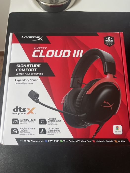 HyperX cloud 3 menos de 1 ano