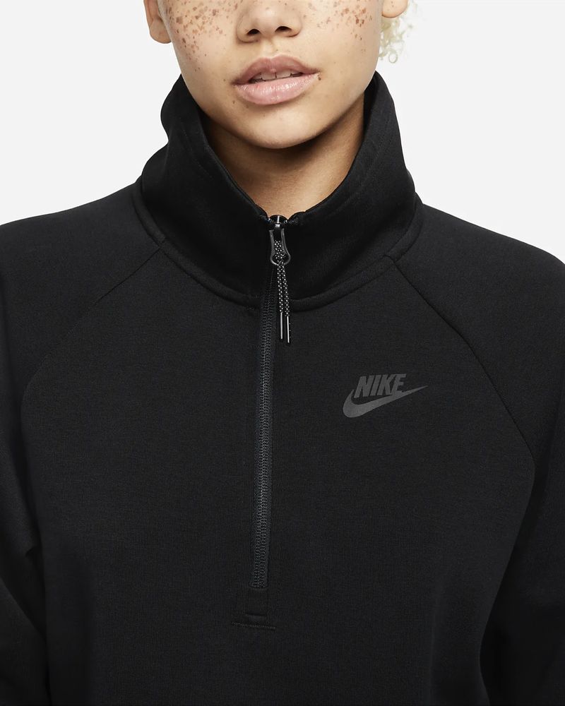 Nike Tech Fleece Zip Top Black Jumper Sweatshirt DM6125 010 1 890 Olx
