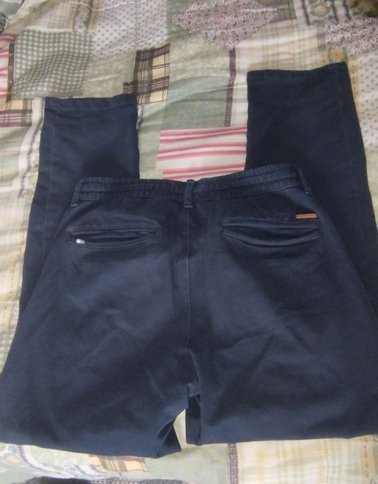 Calça chino Springfield azul tam S